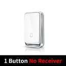 VeryHome Wireless Doorbell Waterproof Self-powered Button Smart Door Bell Sets Home Welcome Outdoor House Chimes  Receiver