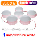 Luz LED para espejo de tocador, luz de tocador de maquillaje USB, bombilla cosmética de Hollywood, lámpara LED regulable para espejo de pared, tocador de baño
