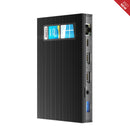 MeLE Quieter2 Mini PC Intel Celeron J4125 Quad Core 8GB 128GB Intel UHD Graphics 600 Windows 10 Pro Gaming PC Computer SSD