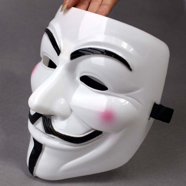 Máscara de Cosplay de Anime para la cara, tocado, accesorios de máscara para fiesta de Halloween, disfraces de Cosplay Steampunk de carnaval anónimo