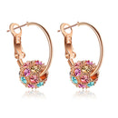 1 par de pendientes adelgazantes magnéticos para perder peso, masaje de relajación corporal, tachuelas delgadas, parche, joyería para la salud, pérdida de peso para niñas y mujeres