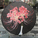 Silk Cloth Women Umbrella Japanese Cherry Blossoms Ancient Dance Umbrella Decorative Umbrella Chinese Style Oil Paper Umbrella