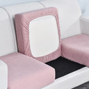 Furniture protective cover jacquard thickened sofa cushion cover corner sofa cushion cover elastic solid color sofa cover