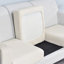 Furniture protective cover jacquard thickened sofa cushion cover corner sofa cushion cover elastic solid color sofa cover