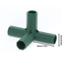 5/10pcs 16MM PVC Fitting 4 Types Stable Support Heavy Duty Greenhouse Frame Building Connector Greenhouse Frame Adapter