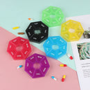 1Pcs Pill Case Plastic 7 Days Tablet Candy Box Portable Storage Tablet Holder Travel Organizer Pill Dispenser Container