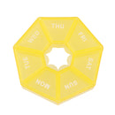 1Pcs Pill Case Plastic 7 Days Tablet Candy Box Portable Storage Tablet Holder Travel Organizer Pill Dispenser Container