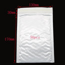 Bulk 50 Shockproof White Foam Envelope Bag Self-sealing Padded Mail Bubble Bag Envelope Shipping Office Packaging Parcel
