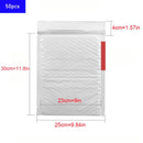Bulk 50 Shockproof White Foam Envelope Bag Self-sealing Padded Mail Bubble Bag Envelope Shipping Office Packaging Parcel
