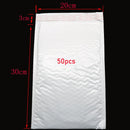 Bulk 50 Shockproof White Foam Envelope Bag Self-sealing Padded Mail Bubble Bag Envelope Shipping Office Packaging Parcel