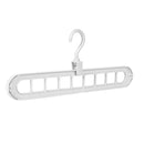 Magic Multi-port Support hangers 9Holes for Clothes Drying Rack Multifunction Plastic Clothes rack drying hanger Storage Hangers