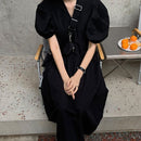 vestido largo de gasa de verano con cuello en v para mujer 5123 #