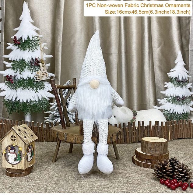 Gnome Christmas Faceless Doll Merry Christmas Decorations For Home Cristmas Ornament Xmas Navidad Natal New Year 2022