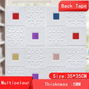 Foam Wallpaper Self-Adhesive Waterproof Moisture-proof Anti-collision Upgrade Thickness 5mm 3d Wall stickers Paper