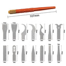 8 in1 Phone Repair Kit Disassembly Blades for Repairing Mobile Phones Computer IC Chip CPU NAND Metal Remover Hand Tools Set