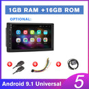 Podofo 2 din Car Radio 2.5D GPS Android Multimedia Player Universal 7" audio Navigation For Volkswagen Nissan Hyundai Kia Toyota