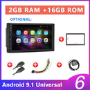 Podofo 2 din Car Radio 2.5D GPS Android Multimedia Player Universal 7" audio Navigation For Volkswagen Nissan Hyundai Kia Toyota