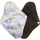 [Lecy Eco Life] Compresas menstruales de tela para mensual, protegeslip lavable con tamaño interno de carbón de bambú 16 * 22 cm