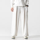 Chinese Style Loose Wide Leg Pants Personalized Pants, Men's Hanfu Pants