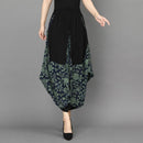Traditional Floral Wide Leg Pants Women High Waist Drape Loose Chinese Style Harajuku Women Trousers Loose Harem Pants KK3644