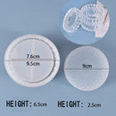 Storage Box Silicone Mold Round Striped Candle Jar Box Design DIY Aroma Plaster Epoxy Concrete Cement Clay Mold Home Decoration