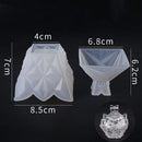 Storage Box Silicone Mold Round Striped Candle Jar Box Design DIY Aroma Plaster Epoxy Concrete Cement Clay Mold Home Decoration