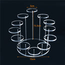 Multi-Layer Acrylic Ring Display Stand Earring Jewelry Holder Rack Gemstone Showcase Mini Anime Action Figure Storage Shelf