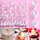 3/4pcs Geometry Pentagram Star Seal Kitchen Accessories Star Plunger Cutter Biscuit Cookie Cake Mold Cake Decorating Tools