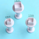 3/4pcs Geometry Pentagram Star Seal Kitchen Accessories Star Plunger Cutter Biscuit Cookie Cake Mold Cake Decorating Tools