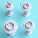 3/4pcs Geometry Pentagram Star Seal Kitchen Accessories Star Plunger Cutter Biscuit Cookie Cake Mold Cake Decorating Tools