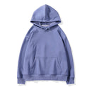 Aachoae Women Couple Hoodies Sweatshirt Fleece 100% Cotton Tracksuit Sports Sweatshirt 2021 Winter Japanese Casual Loose Jumper