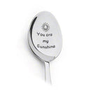 2021 Valentines Day Gift Anniversary Gift for Boyfriend Stainless Steel Spoon Good Morning Handsome Present  Wedding Gifts