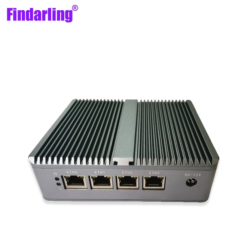 CPU E3827 Pfense Mini Router Server CP 4*1000M Lan Unterstützung Windows10 Linux HD VGA Dual Display Lüfterloser Desktop