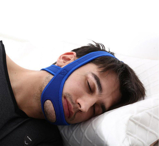 New Neoprene Anti Snore Stop Snoring Chin Strap Belt Anti Apnea Jaw Solution Sleep Support Apnea Belt Adjustable