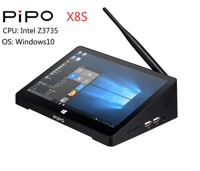 PIPO X8 Pro / X8S Mini PC 7 inch 1280*800 Win10 Intel Z8350/Z3735 Quad Core 2G RAM 32G/64G ROM