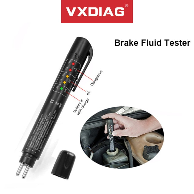 Universal Brake Fluid Tester Diagnostic tools Accurate Oil Quality LED Brake fluid Liquid Testing Pen Automotivo Car accessories