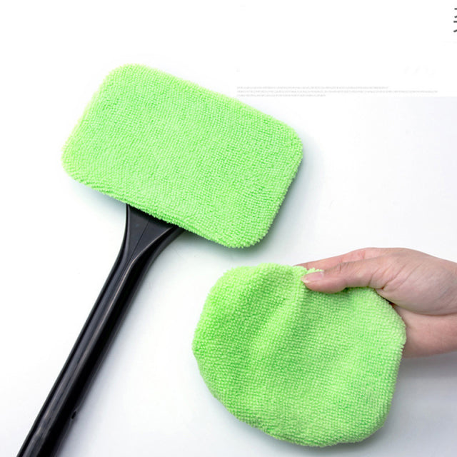 Car Window Cleaner Brush Kit Windshield Wiper Microfiber   Brush Auto Cleaning Wash Tool With Long Handle Car Accessories
