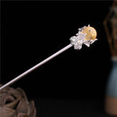 1Pc Blue Hair Claw Plate Hairpin Headdress Hair Sticks Ornaments Ancient Style clips for hair hairclips chinese hair sticks