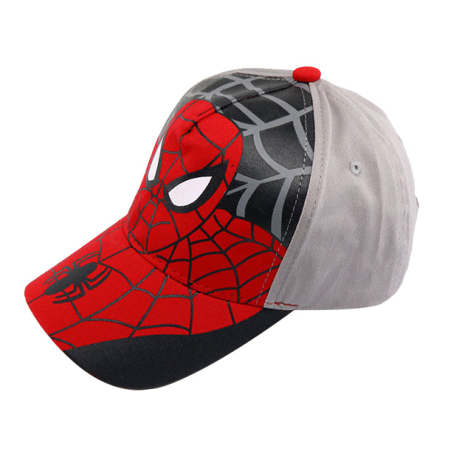 Disney Anime Spiderman Baseball Cap For Boys Girls Autumn Baby Hats Children&