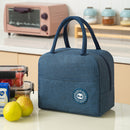 Lunch Bag Lunch Box Thermal Insulated Canvas Tote Pouch Kids School Bento Portable Dinner Container Picnic Food Storage Bags