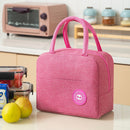 Lunch Bag Lunch Box Thermal Insulated Canvas Tote Pouch Kids School Bento Portable Dinner Container Picnic Food Storage Bags