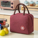Lunch Bag Lunch Box Thermal Insulated Canvas Tote Pouch Kids School Bento Portable Dinner Container Picnic Food Storage Bags