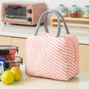 Lunch Bag Lunch Box Thermal Insulated Canvas Tote Pouch Kids School Bento Portable Dinner Container Picnic Food Storage Bags