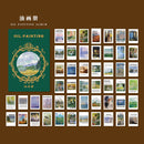 50pcs Vintage Paper for Phone Deco Memo Pad Retro Stationery Supplies Litmus Paper Junk Journal Label Scrapbooking Material