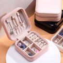 PU Jewelry Organizer Display Travel Jewelry Case Boxes Travel Portable Jewelry Box Storage Organizer Earring Holder Gifts