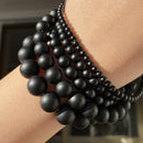 Cuentas de piedra Natural 4-10mm aguamarinas Lava ópalo rosa cuarzos ojo de tigre piedra lunar cuentas redondas para fabricación de joyería Diy pulsera