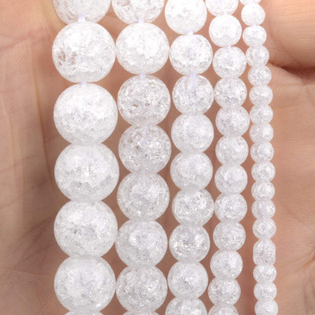 Natursteinperlen 4–10 mm, Aquamarine, Lava, Opal, Rosenquarz, Tigerauge, Mondstein, runde Perlen für die Schmuckherstellung, DIY-Armbänder