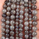 Cuentas de piedra Natural 4-10mm aguamarinas Lava ópalo rosa cuarzos ojo de tigre piedra lunar cuentas redondas para fabricación de joyería Diy pulsera