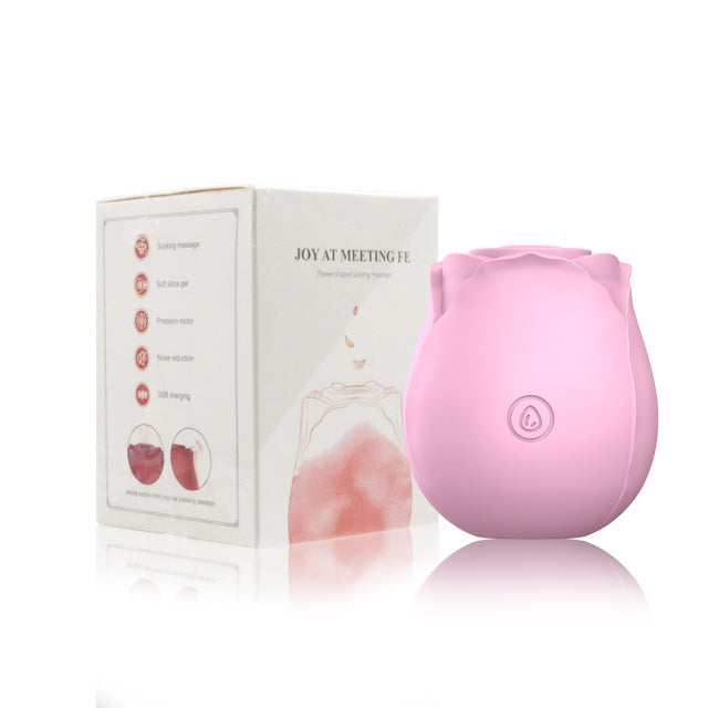Vibrador de succión vaginal en forma de rosa, succionador de pezón íntimo, estimulador de clítoris para lamer Oral, Juguetes sexuales potentes para mujeres
