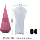 DIY Candles Mould wax Candles mold Aromatherapy Plaster Candle 3D Silicone Mold Handmade Soy Cube Soap Molds